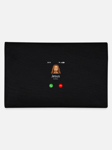 Jesus is calling - Federtasche - Schwarz - Hinten