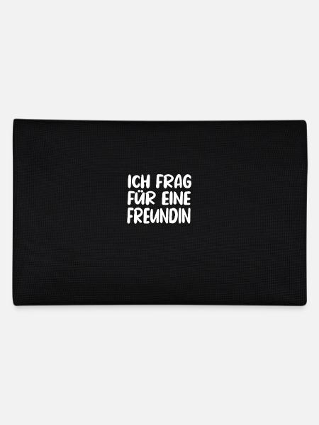 Ich frag für eine Freundin - Federtasche - Schwarz - Hinten