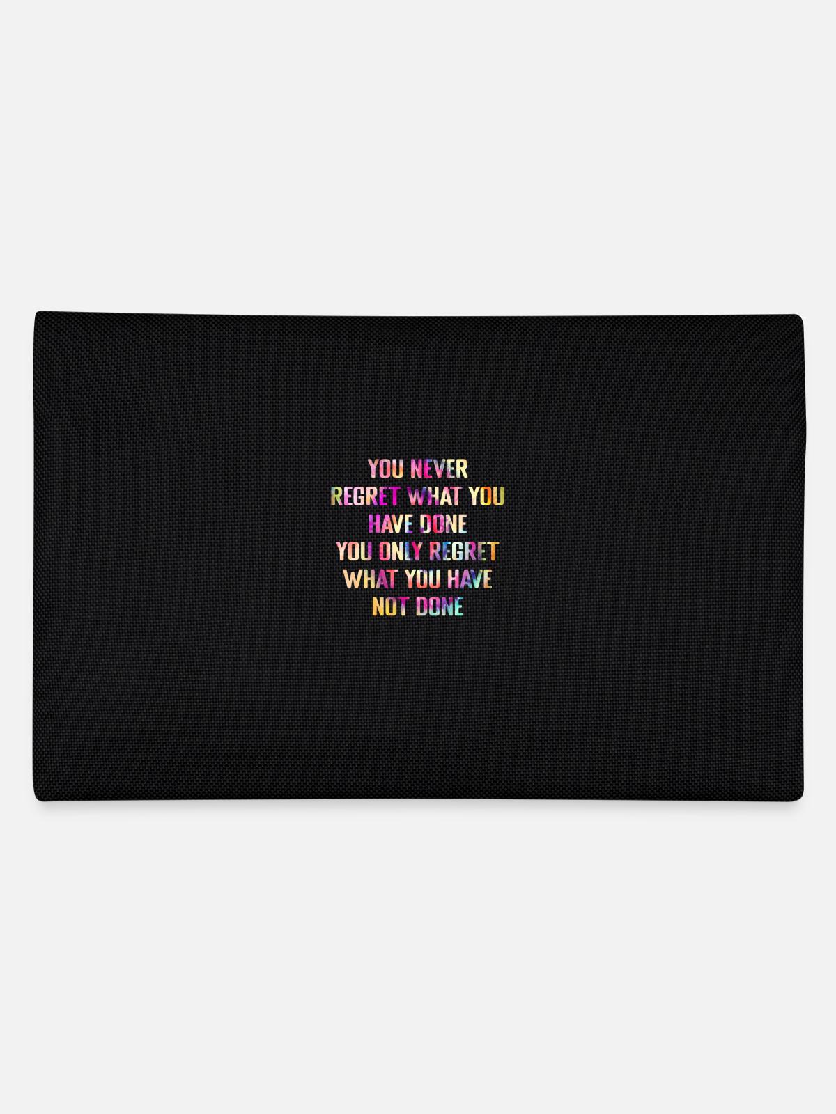 Inspiration Saying - Pencil Case - black - Back