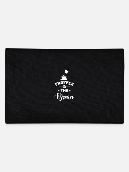 Proffee Spruch Protein Kaffee Lustig Proffee - Federtasche - Schwarz - Hinten