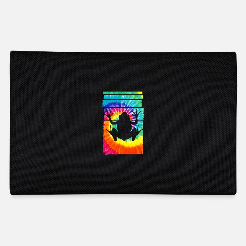 Frog Hippie Tie Dye - Federtasche - Schwarz