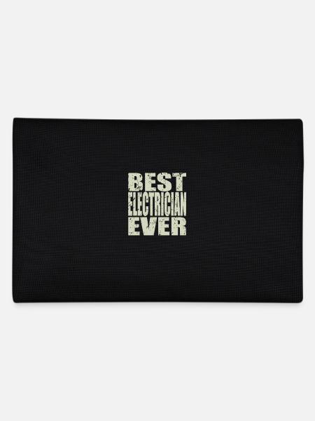 Best Elektriker ever Elektriker Geschenk - Federtasche - Schwarz - Hinten
