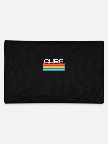 Vintage Urlaub Reise Karibik Kuba - Federtasche - Schwarz - Hinten