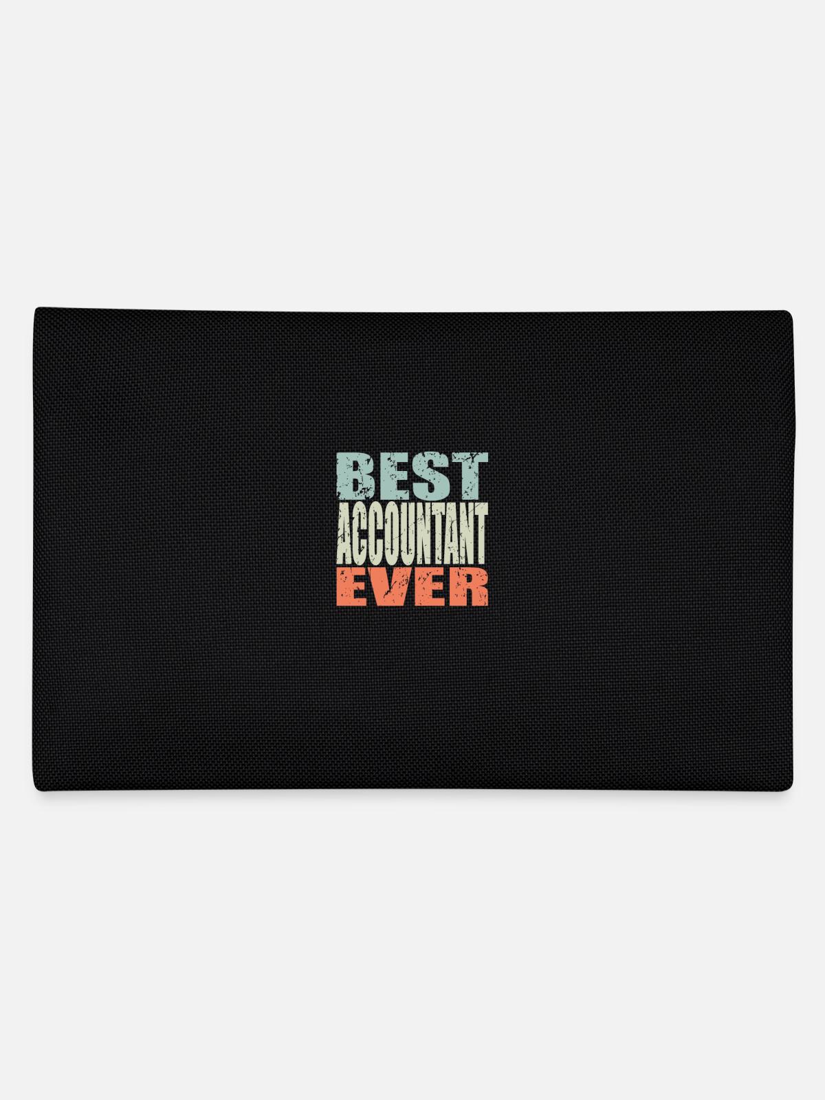 Best Buchhalter ever Buchhalter Geschenk - Federtasche - Schwarz - Hinten