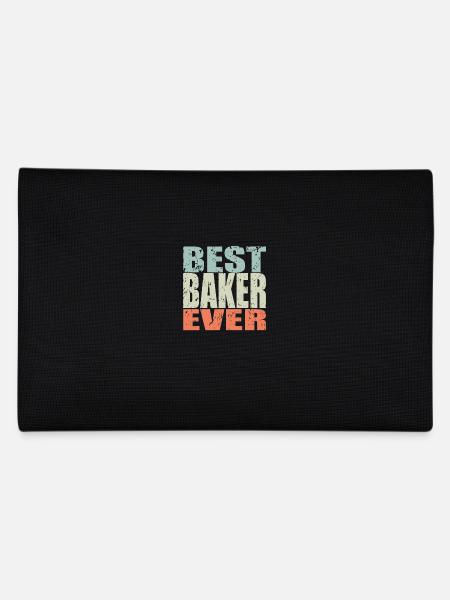 Best Bäcker ever Bäcker Geschenk - Federtasche - Schwarz - Hinten