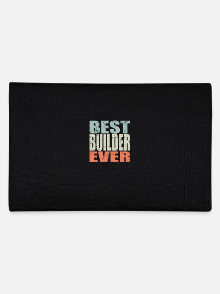 Best Construction Worker ever Construction Worker Gift - Pencil Case - black - Back
