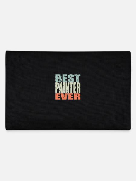 Best Maler ever Maler Geschenk - Federtasche - Schwarz - Hinten