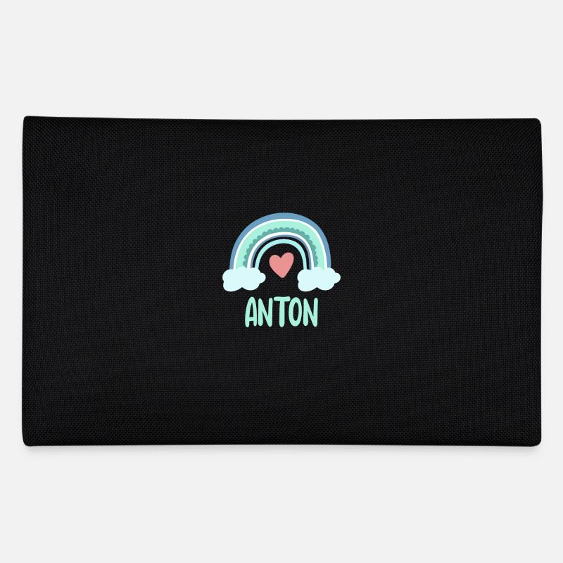 Anton Name Rainbow Baby Pencil Case
