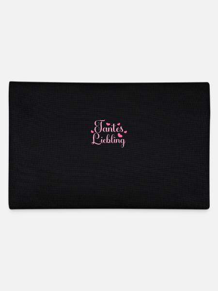 Tantes Liebling. Nichte Neffe Baby Tanten - Federtasche - Schwarz - Hinten