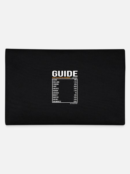 Guide Tourguide Saying - Pencil Case - black - Back