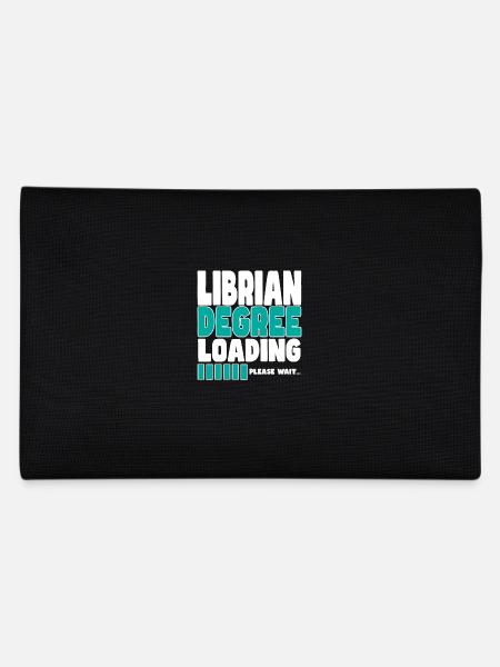 Un bibliothécaire invite à la formation - Trousse - noir - Dos