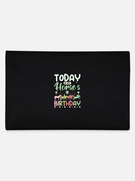 Aujourd’hui, c’est l’anniversaire de mon cheval - Trousse - noir - Dos