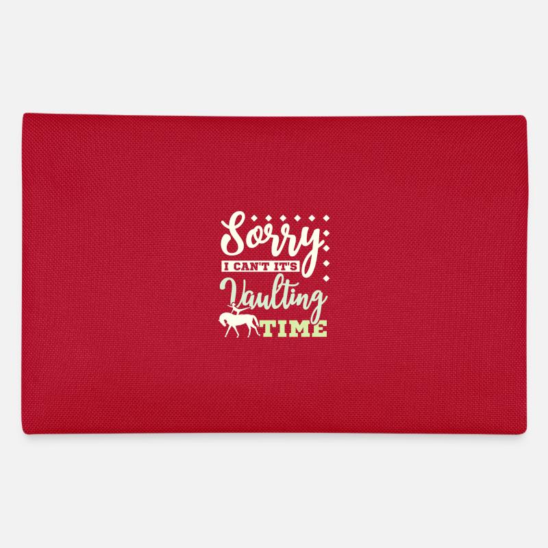 Sorry I can't it's vaulting time Federtasche