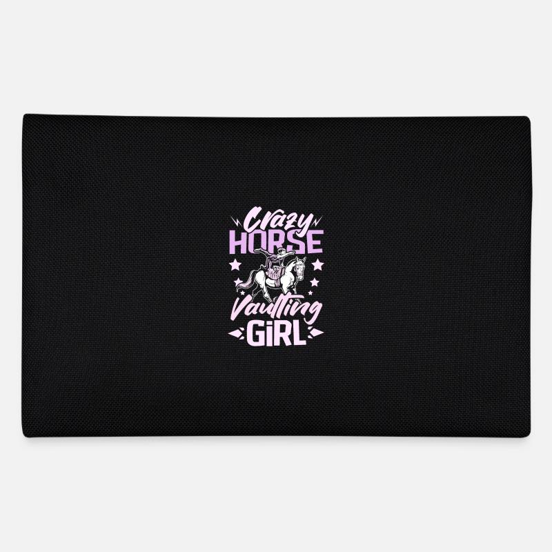 Crazy horse vaulting girl Pencil Case