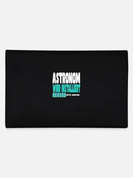 Astronom wird installiert - Federtasche - Schwarz - Hinten
