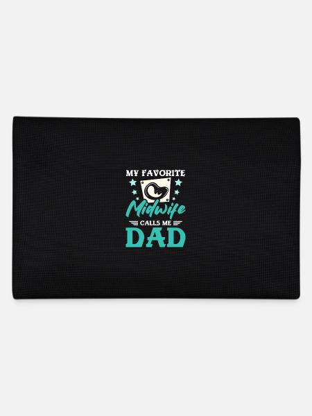 My favorite midwife calls me dad - Federtasche - Schwarz - Hinten
