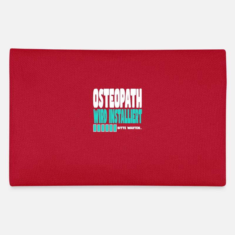 Osteopath wird installiert Federtasche