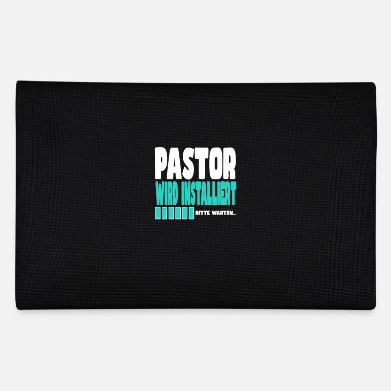 Pastor wird installiert Federtasche