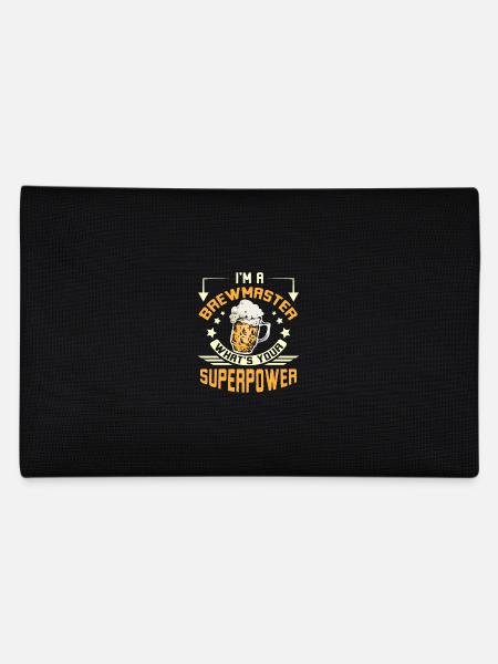 I'm a brewmaster what's your superpower - Federtasche - Schwarz - Hinten