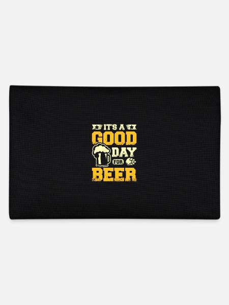 It's a good day for a beer - Federtasche - Schwarz - Hinten