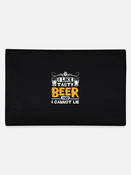 I like tasty beer and cannot lie - Federtasche - Schwarz - Hinten