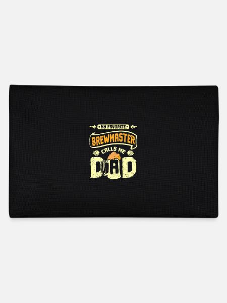 My favorite brewmaster calls me dad - Federtasche - Schwarz - Hinten