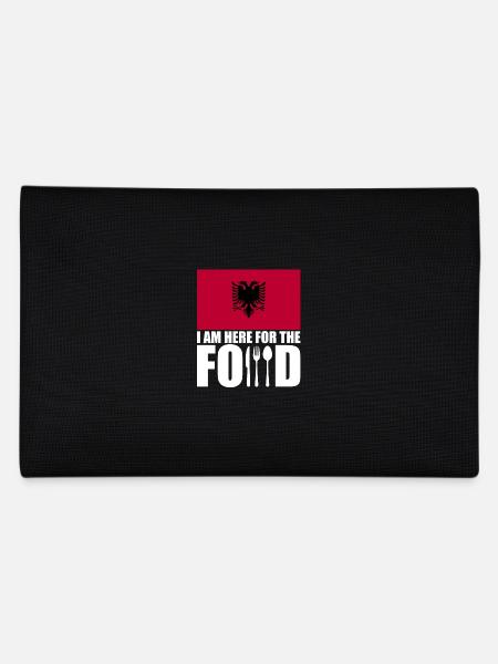 Souvenir de voyage de vacances en Albanie - Trousse - noir - Dos