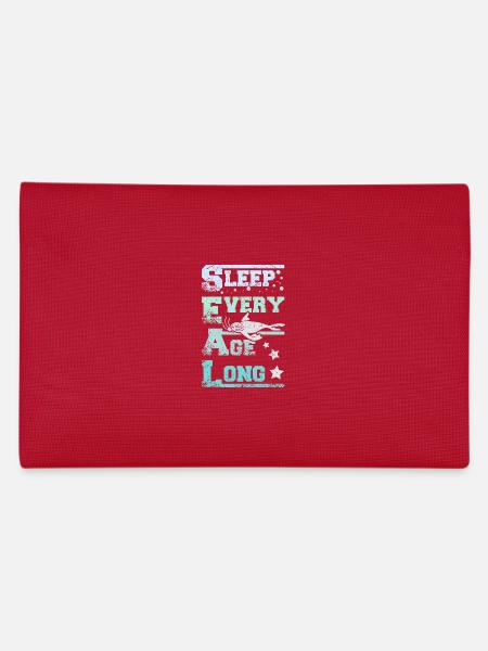 Sleep every age long seals - Pencil Case - red - Back