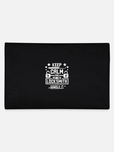 Keep calm and let the locksmith handle it - Pencil Case - black - Back