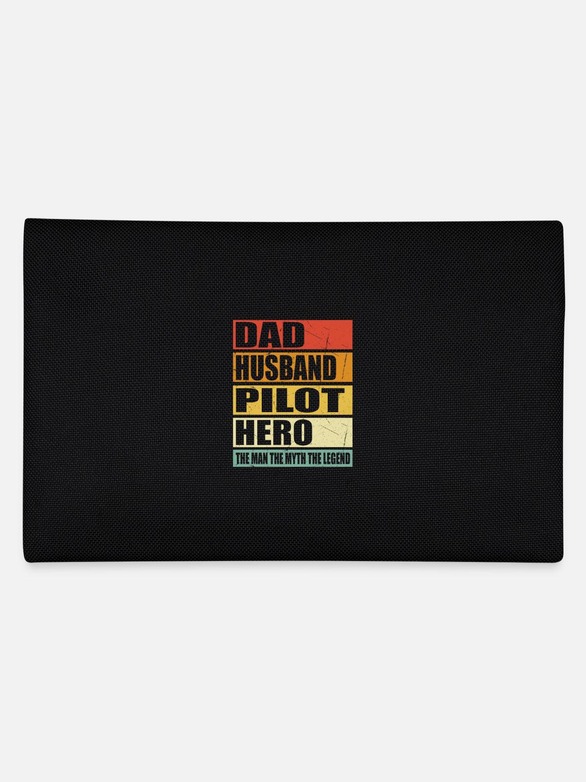 Père Mari Pilote Héros - Trousse - noir - Dos