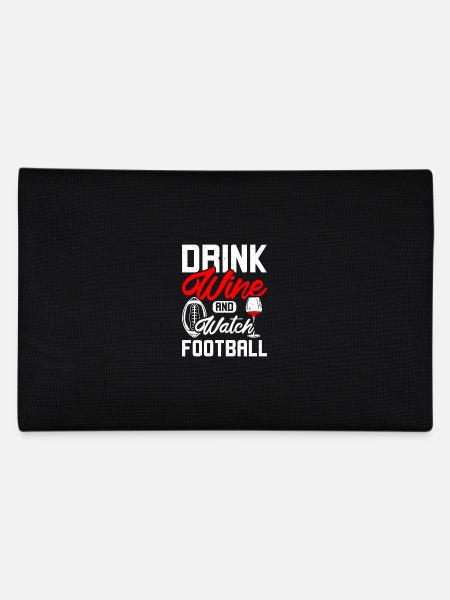 Buvez du vin et regardez le football - Trousse - noir - Dos