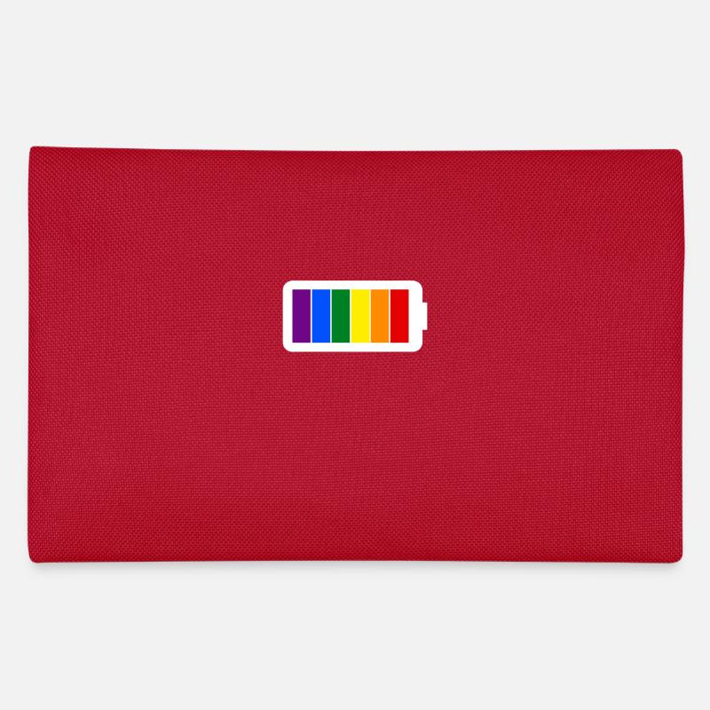 Regenbogenfarben Batterie Loading - Gay Pride Federtasche