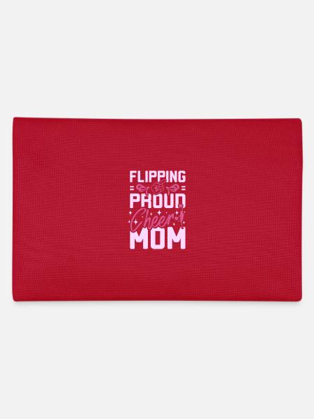 Flipping proud cheer mom - Federtasche - Rot - Hinten