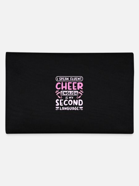 I speak fluent cheer - Pencil Case - black - Back