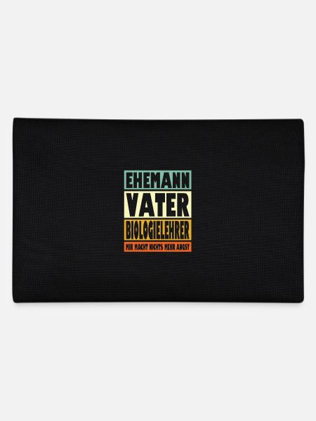 Biologielehrer Vater Ehemann Held - Federtasche - Schwarz - Hinten