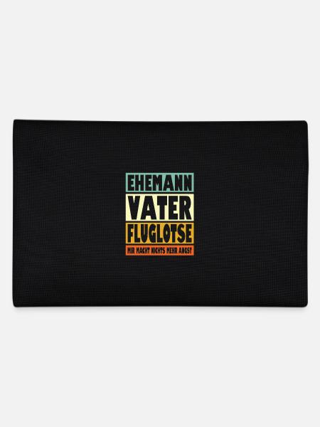 Fluglotse Vater Ehemann Held - Federtasche - Schwarz - Hinten