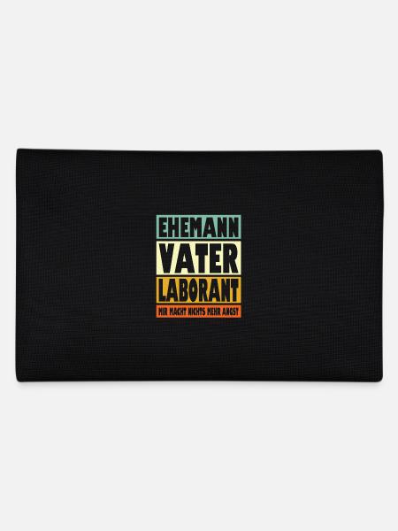 Laborant Vater Ehemann Held - Federtasche - Schwarz - Hinten