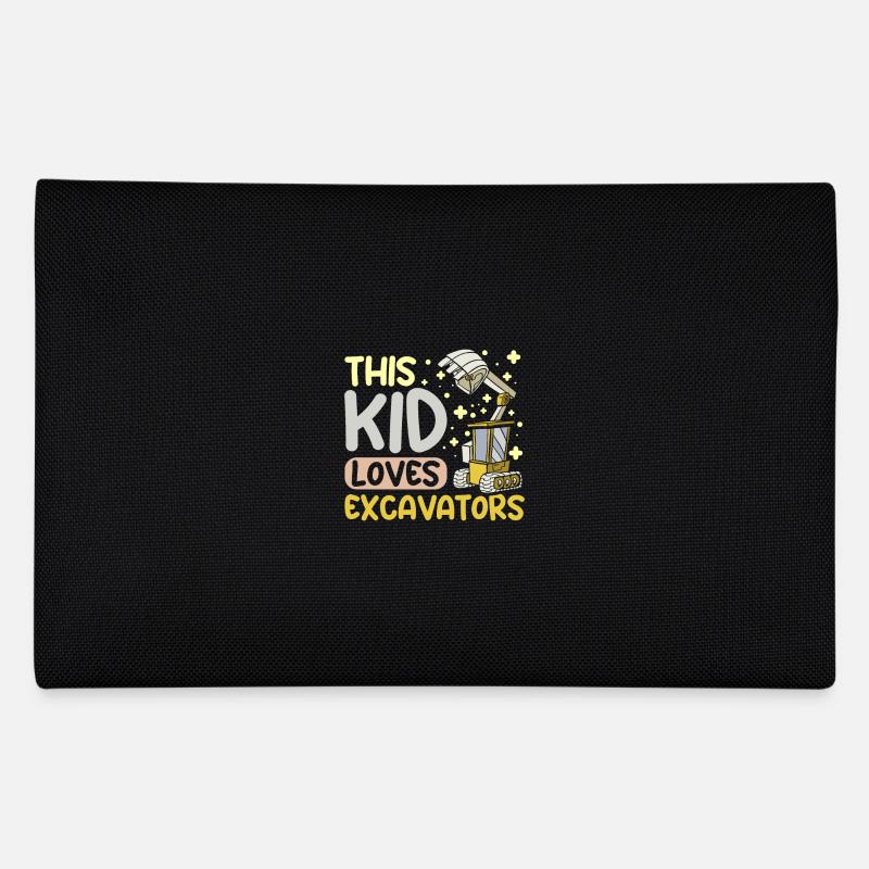 Cet enfant adore les excavatrices Trousse