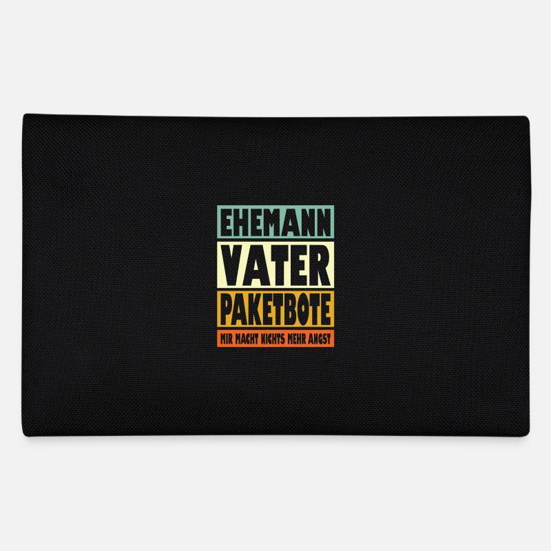 Paketbote Vater Ehemann Held Federtasche