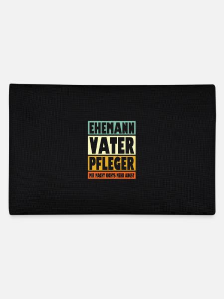 Pfleger Vater Ehemann Held - Federtasche - Schwarz - Hinten