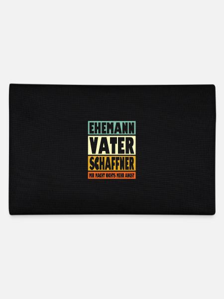 Schaffner Vater Ehemann Held - Federtasche - Schwarz - Hinten