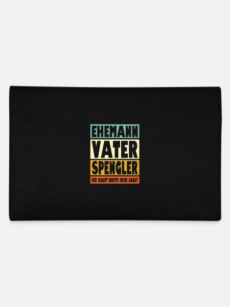 Spengler Vater Ehemann Held - Federtasche - Schwarz - Hinten