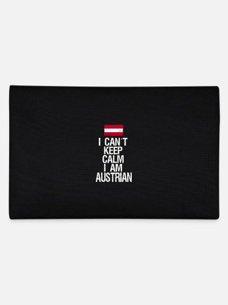 Je ne peux pas rester calme Je suis autrichien - Trousse - noir - Dos