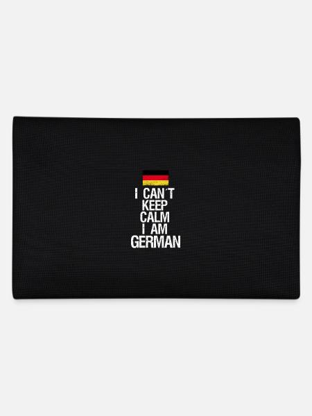 I can not Keep Calm I am Deutscher - Pencil Case - black - Back