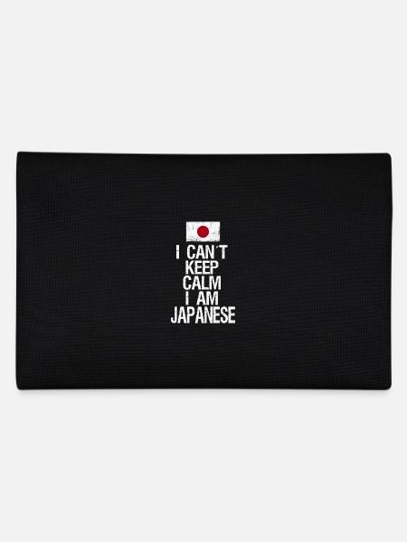 Je ne peux pas rester calme Je suis japonais - Trousse - noir - Dos