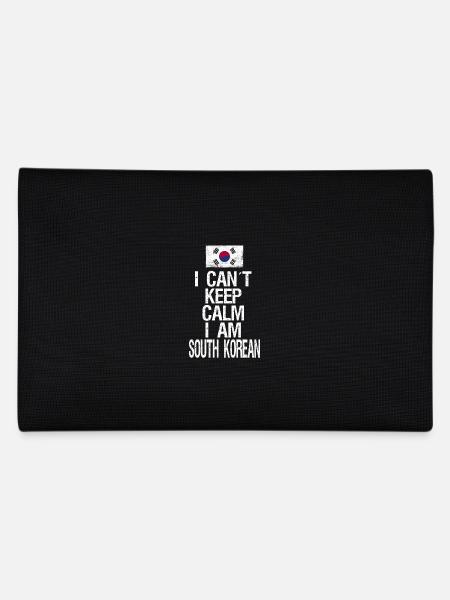 Je ne peux pas rester calme Je suis sud-coréen - Trousse - noir - Dos