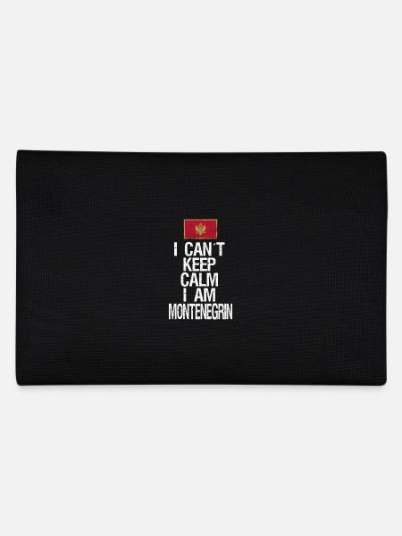 I can not Keep Calm I am Montenegrin - Pencil Case - black - Back