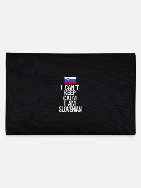 Je ne peux pas rester calme Je suis slovène - Trousse - noir - Dos