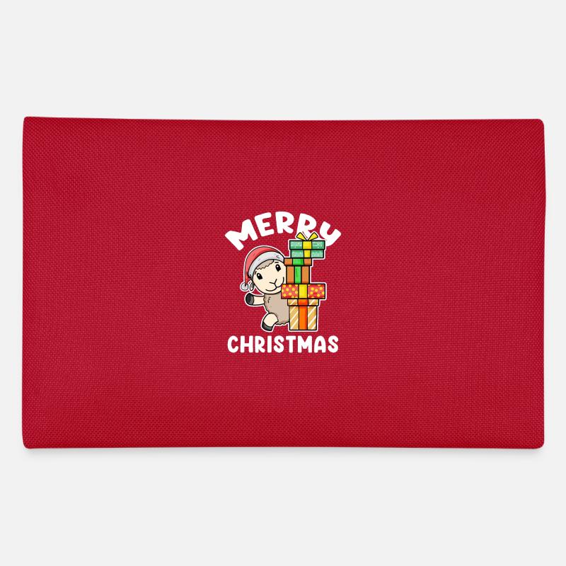 Joyeux moutons de Noël avec cadeaux Trousse