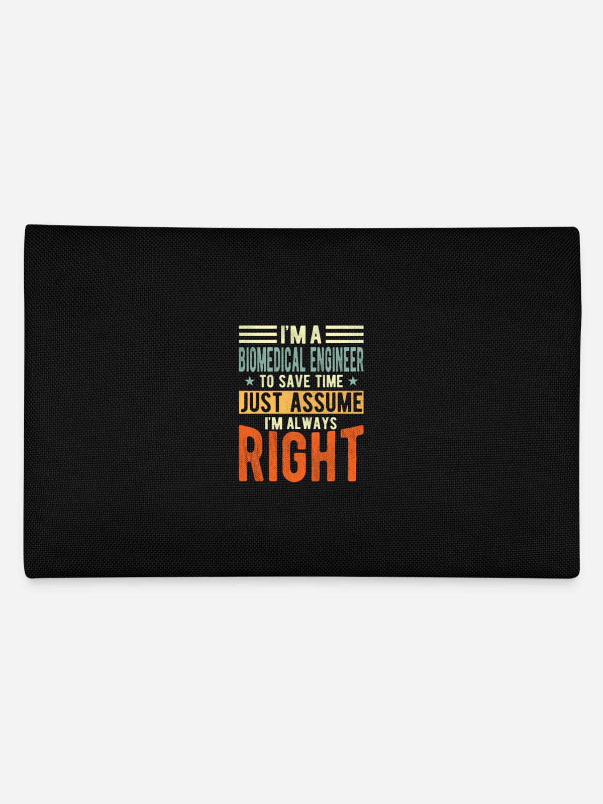 Biomedical Engineer - Pencil Case - black - Back